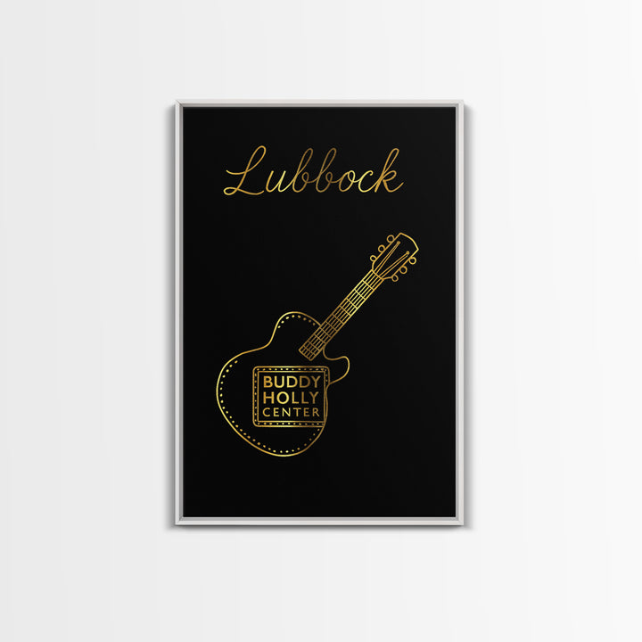 Lubbock Texas Travel Poster, Canvas Print, Dark Minimalist Wall Art, Lubbock City Art, Travel Poster Set, Vintage City Art, Retro Poster