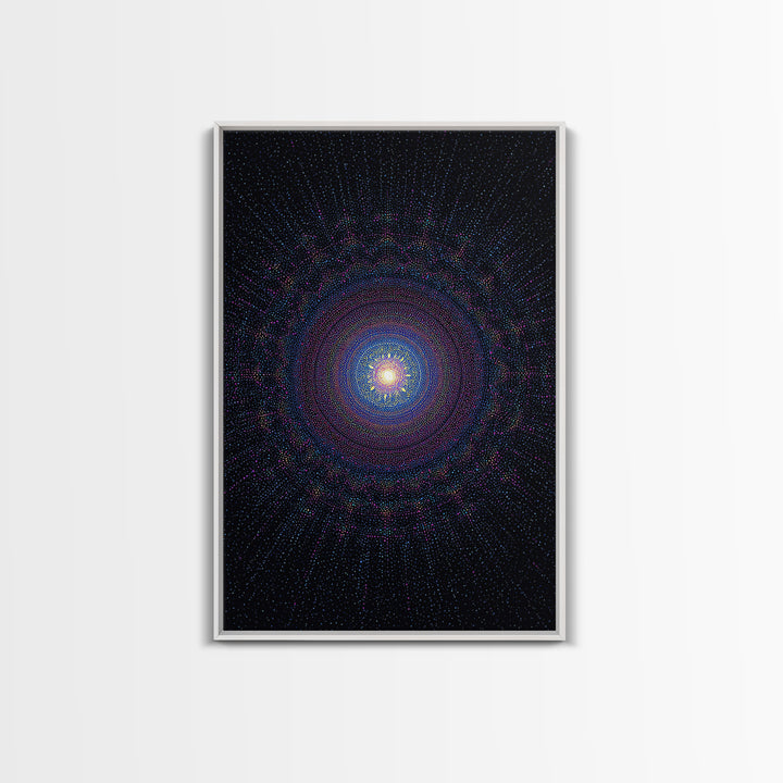 Purple Spiral Galaxy Wall Art, Modern Abstract Art Print, Space Abstract Art, Cosmic Retro Decor, Digital Canvas Print Poster