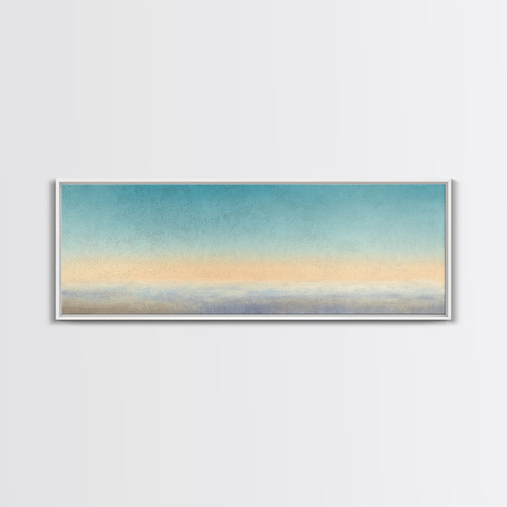 Soft Chakra Color Gradient Without Symbols Overload Canvas Print, Meditation Art, Gallery Wall Art, Living Room Decor, MED-3x1-50