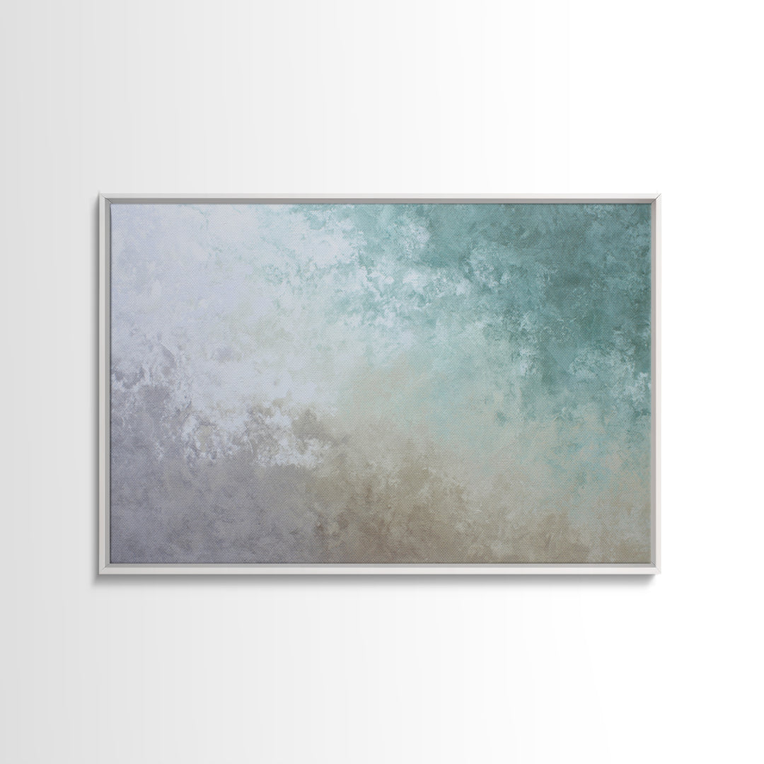 Soft Chakra Color Gradient Without Symbols Overload Canvas Print, Meditation Art, Neutral Wall Art, Living Room Decor, MED-3x2-62