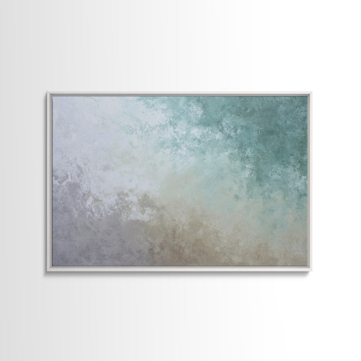 Soft Chakra Color Gradient Without Symbols Overload Canvas Print, Meditation Art, Neutral Wall Art, Living Room Decor, MED-3x2-62