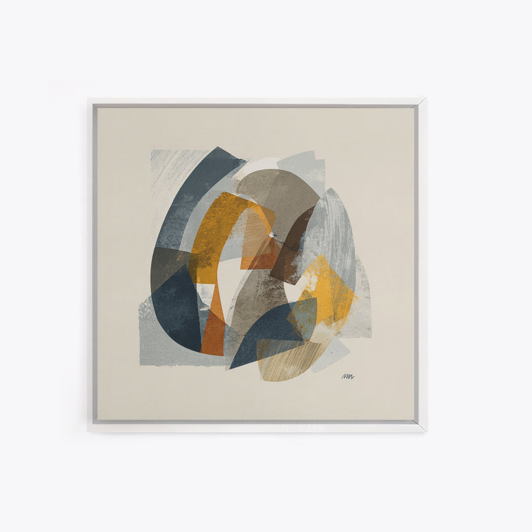 Two Overlapping Organic Shapes Canvas Print, Minimalist Art, Canvas Tote Bag, Living Room Decor, Abstract Art, Minimal, MIN-1x1-19