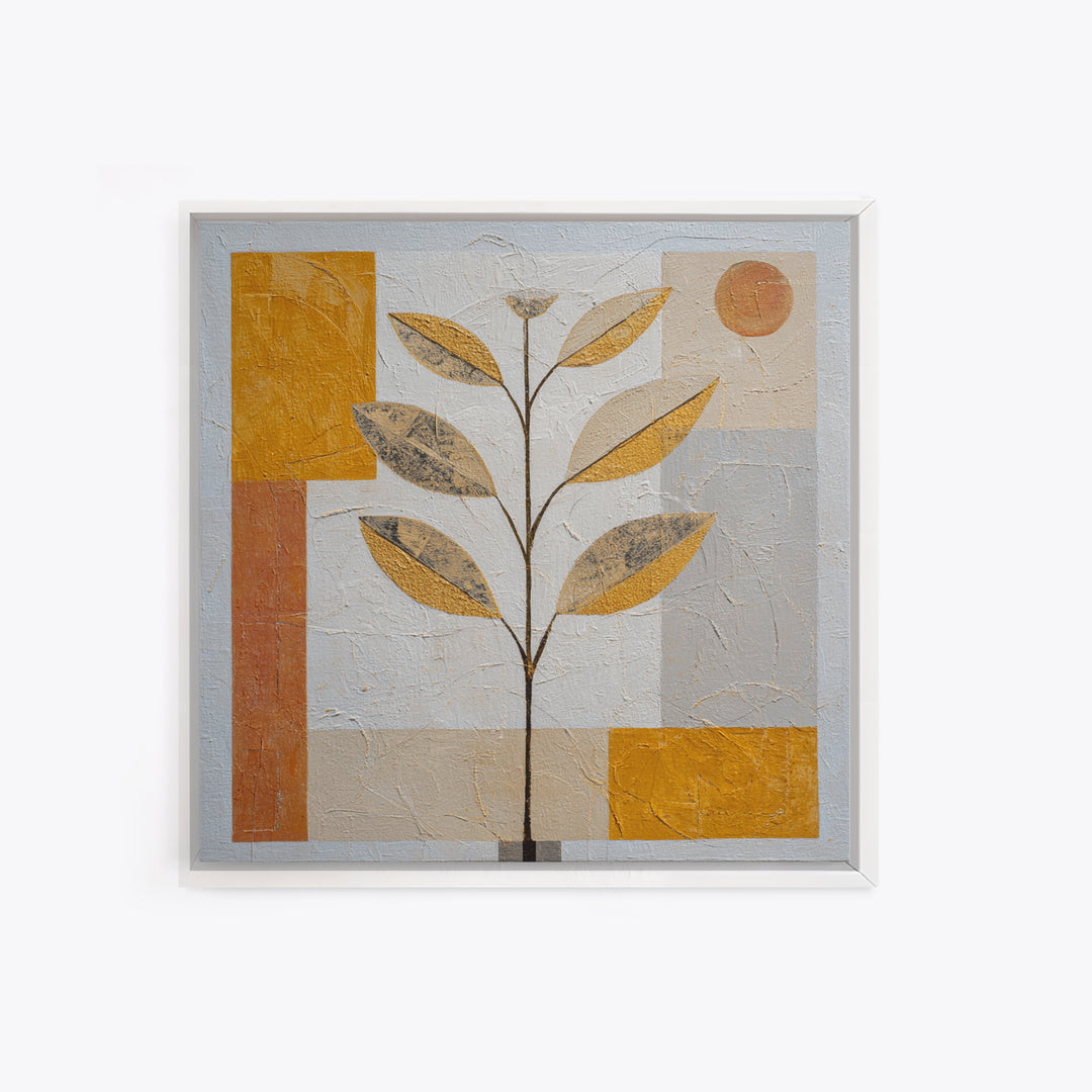 Minimal Branch Silhouette Canvas Print, Minimalist Art, Statement Artwork, Living Room Decor, Fine Art, Minimal, Wall Decor, MIN-1x1-75