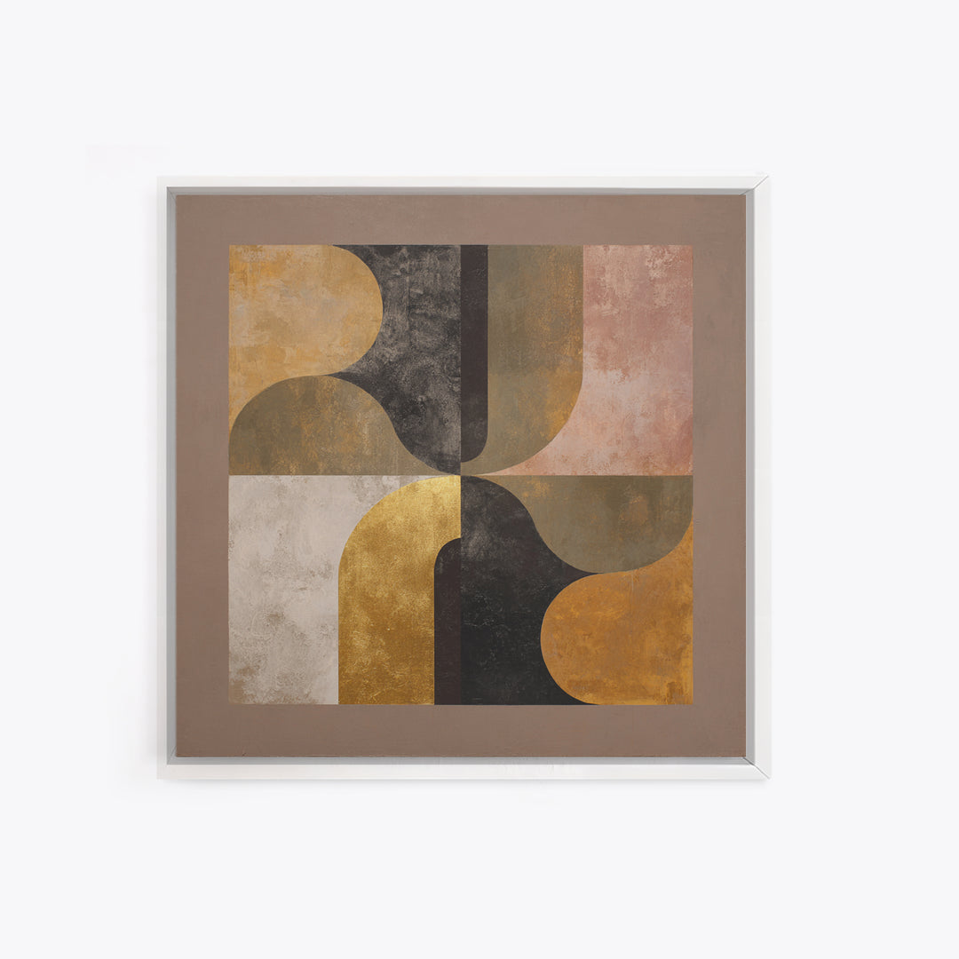 Single Gold Line Curve on Charcoal Canvas Print, Minimalist Art, Contemporary Art, Living Room Decor, Abstract Art, Minimal, MIN-1x1-89