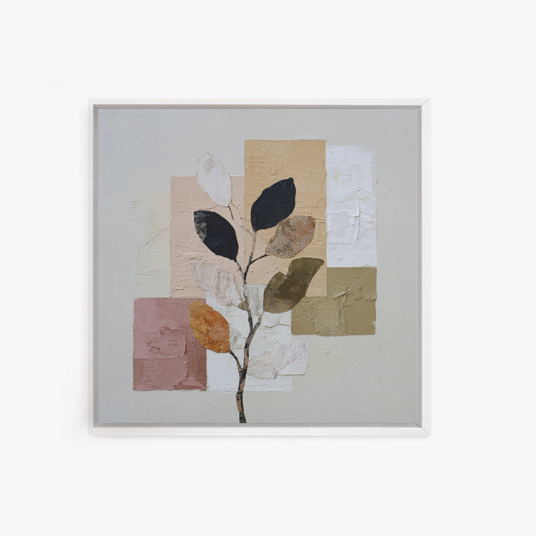 Minimal Branch Silhouette Canvas Print, Minimalist Art, Art, Living Room Decor, Oil Painting, Minimal, Canvas Tote Bag, MIN-1x1-99