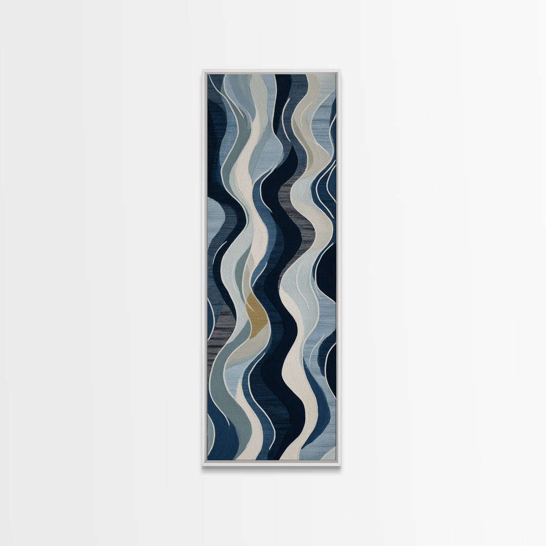Minimal Abstract Wave Line Canvas Print, Minimalist Art, Minimalist Wall Art, Living Room Decor, Abstract Art, Minimal, MIN-1x3-1