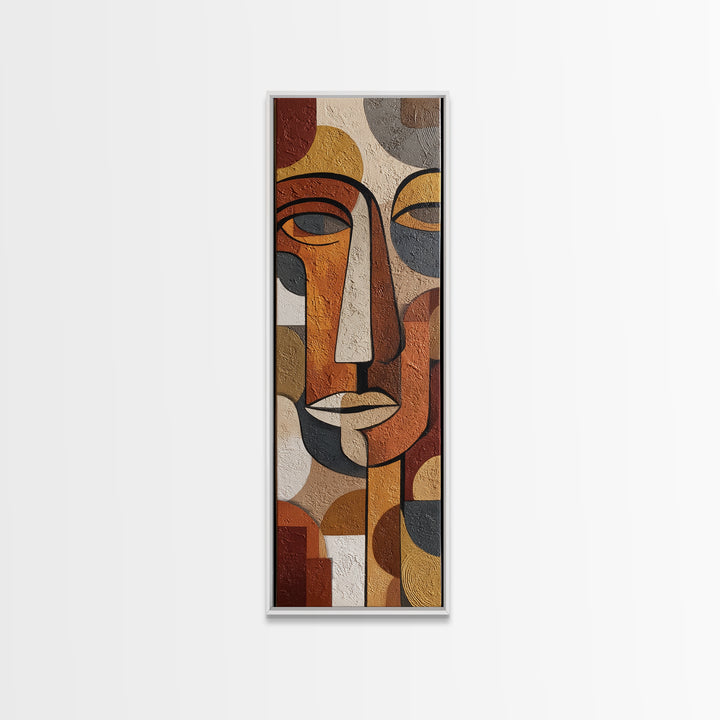 Single Continuous Line Female Face Canvas Print, Minimalist Art, Japanese Wall Art, Living Room Decor, Fine Art, Minimal, MIN-1x3-41