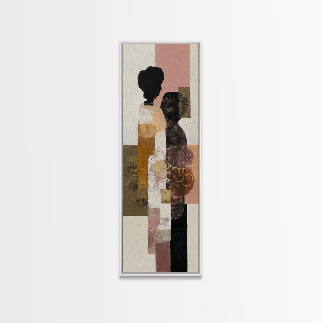 Small Black Bird Crossing White Space Canvas Print, Minimalist Art, Digital Print, Living Room Decor, Fine Art, Minimal, MIN-1x3-43