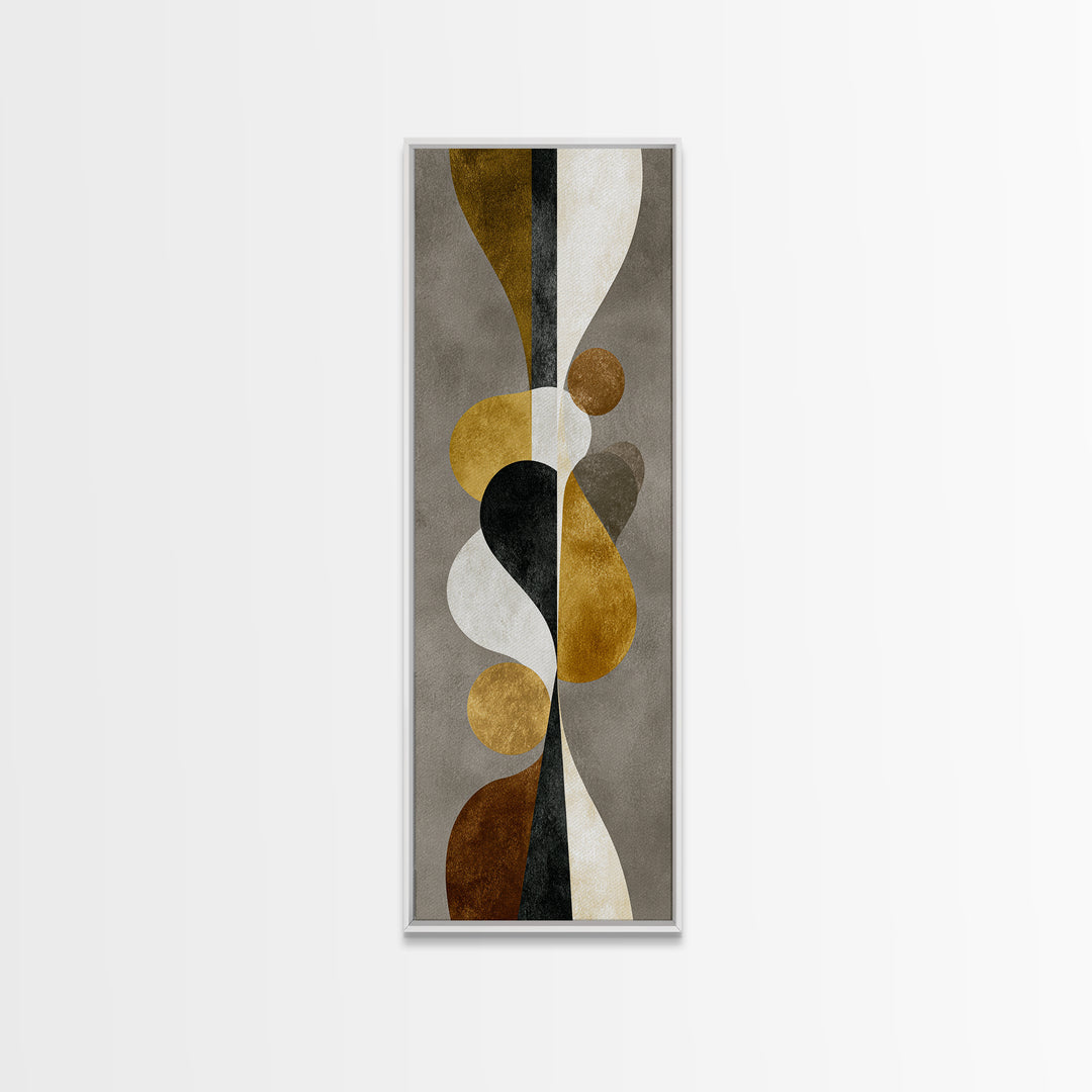 Two Overlapping Organic Shapes Canvas Print, Minimalist Art, Printables, Living Room Decor, Abstract Art, Minimal, MIN-1x3-7