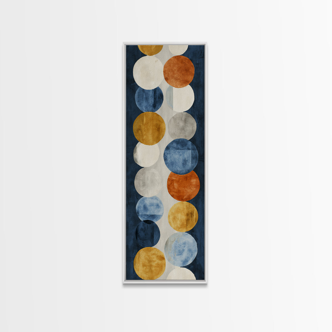 Single Brushstroke Circle Canvas Print, Minimalist Art, Boho Decor, Living Room Decor, Oil Painting, Minimal, Digital Prints, MIN-1x3-82