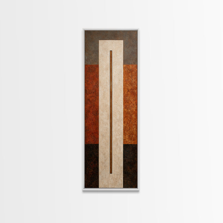 Calm Rectangle Composition Framed Canvas Print, Minimalist Art, Black Art, Living Room Decor, Minimal, Minimalist Wall Art, MIN-1x3-84
