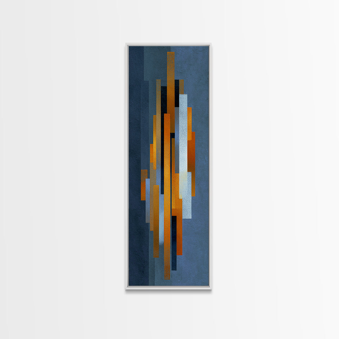 Monochrome Arch and Shadow Composition Framed Canvas Print, Minimalist Art, Japanese Wall Art, Living Room Decor, Minimal, MIN-1x3-92