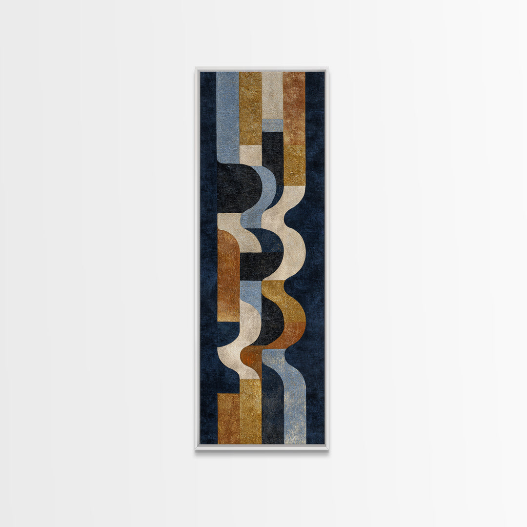Minimal Abstract Wave Line Canvas Print, Minimalist Art, Boho Decor, Living Room Decor, Fine Art, Minimal, Digital Prints, MIN-1x3-97