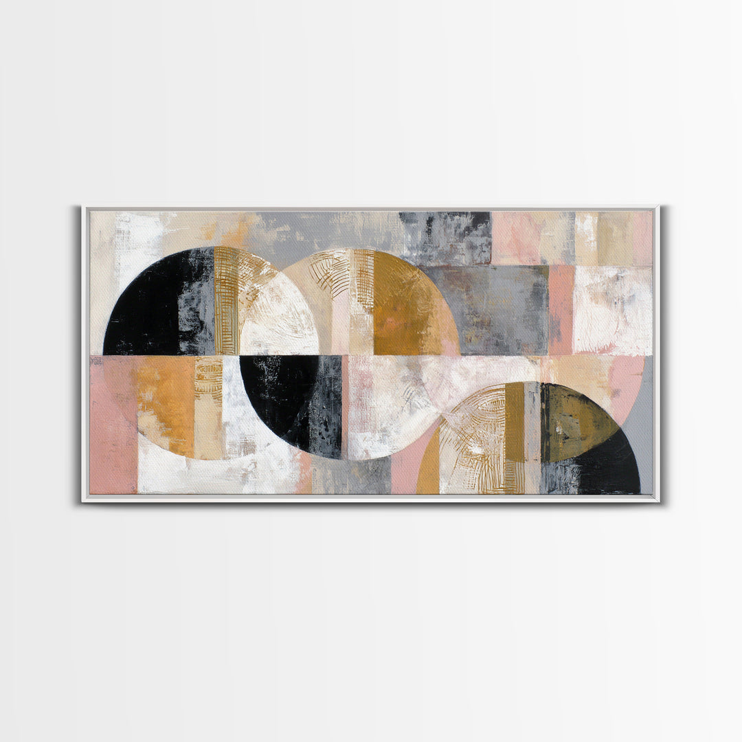 Single Gold Line Curve on Charcoal Canvas Print, Minimalist Art, Digital Wall Art, Living Room Decor, Abstract Art, Minimal, MIN-2x1-61