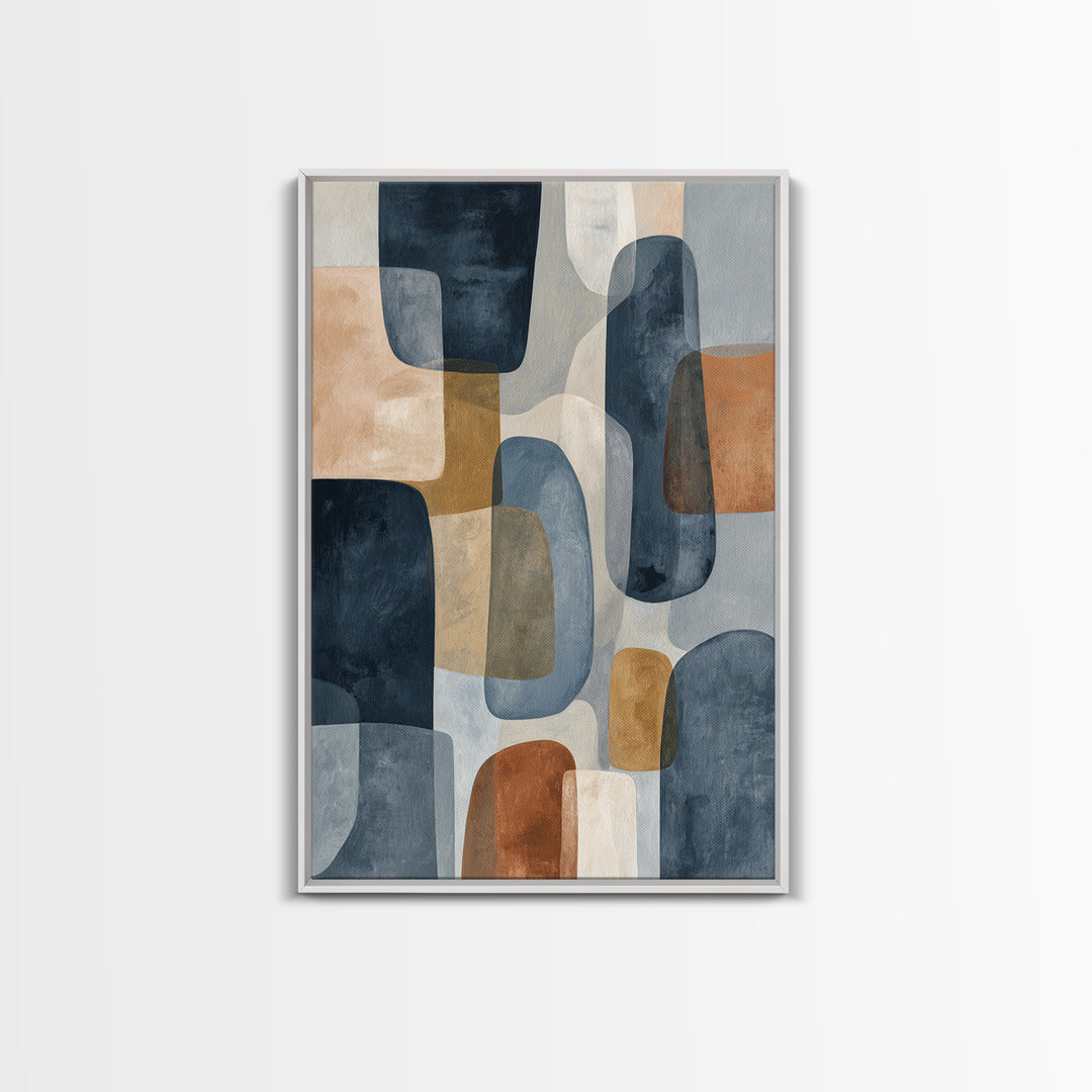 Quiet Stone Stack Canvas Print, Minimalist Art, Abstract Art, Living Room Decor, Minimal, Modern Art, Minimalist Wall Art, MIN-2x3-67