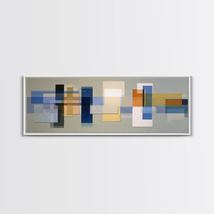 Calm Rectangle Composition Canvas Print, Minimalist Art, Living Room Decor, Fine Art, Minimal, Modern Decor, Fine Art Print, MIN-3x1-16