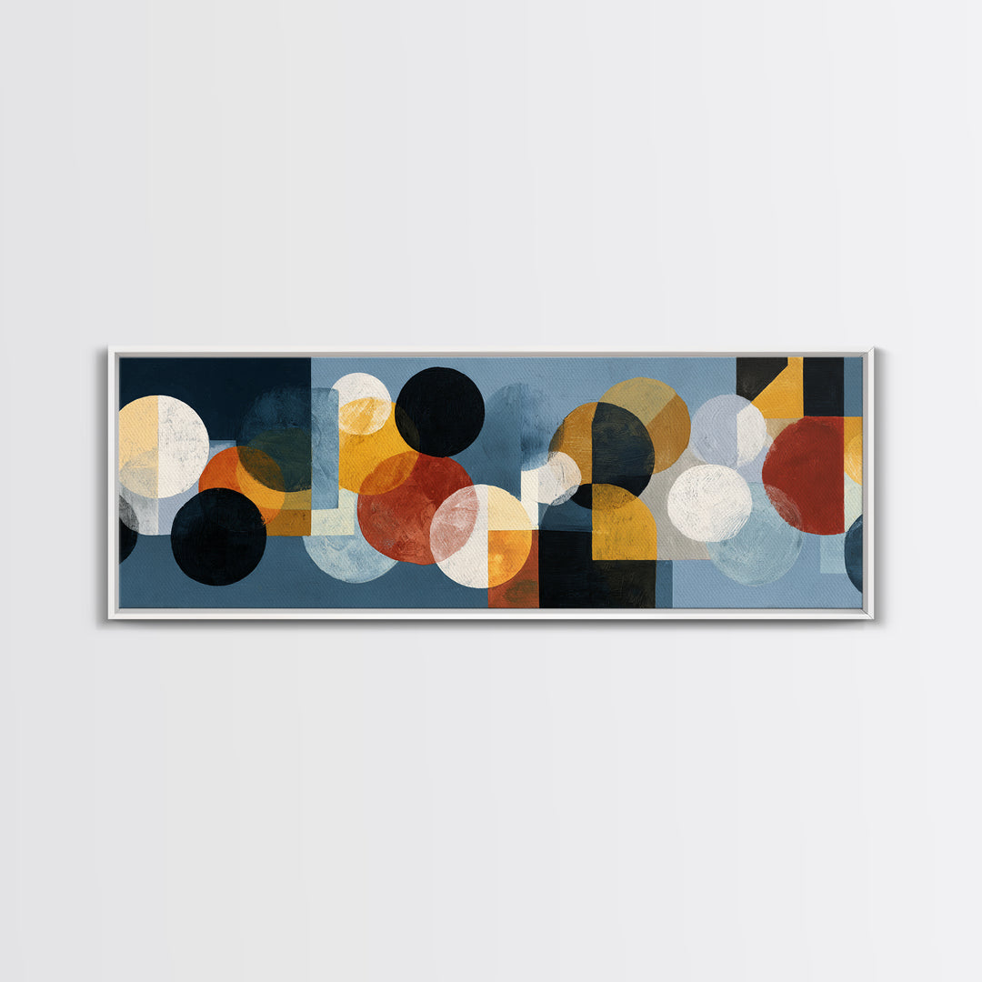 Single Brushstroke Circle Canvas Print, Minimalist Art, Large Wall Art, Living Room Decor, Fine Art, Minimal, Japanese Wall Art, MIN-3x1-38