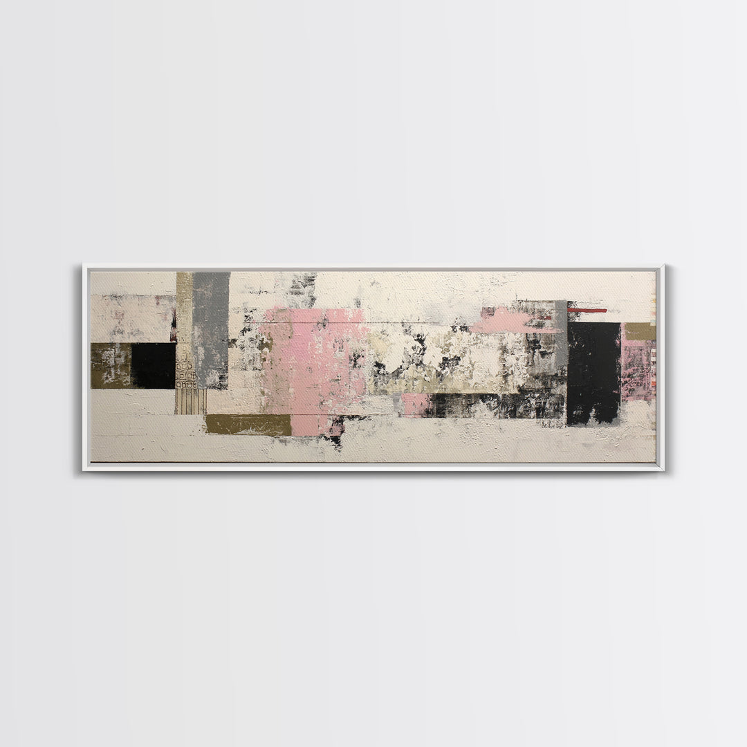 Small Cloud Study Canvas Print, Minimalist Art, Modern Art, Living Room Decor, Oil Painting, Minimal, Minimalist Decor, MIN-3x1-61