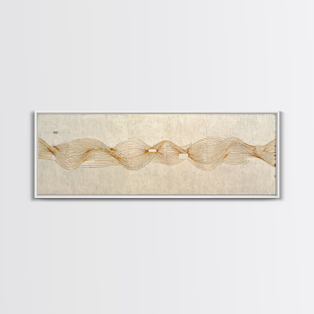 Minimal Cat Line Drawing Framed Canvas Print, Minimalist Art, Digital Wall Art, Living Room Decor, Abstract Art, Minimal, MIN-3x1-87