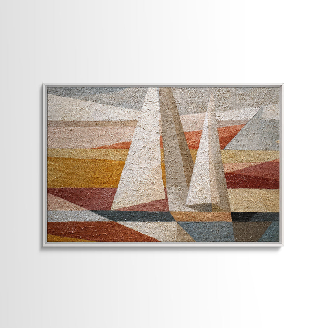 Tiny Sailboat under Open Sky Canvas Print, Minimalist Art, Printable Art, Living Room Decor, Fine Art, Minimal, Neutral Decor, MIN-3x2-66
