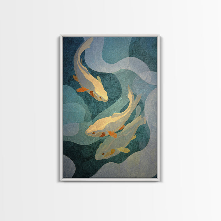 Dolphins Leaping Through Sunlit Waves Canvas Print, Marine Life Art, Coastal Home Decor, Living Room Decor, Fine Art, Marine, MLA-2x3-39