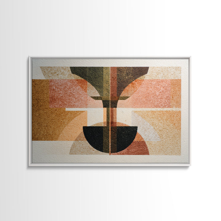 Rocket Ship in Retro Space Age Design Canvas Print, Midcentury Modern Art, Living Room Wall Art, Living Room Decor, Retro, MMA-3x2-90