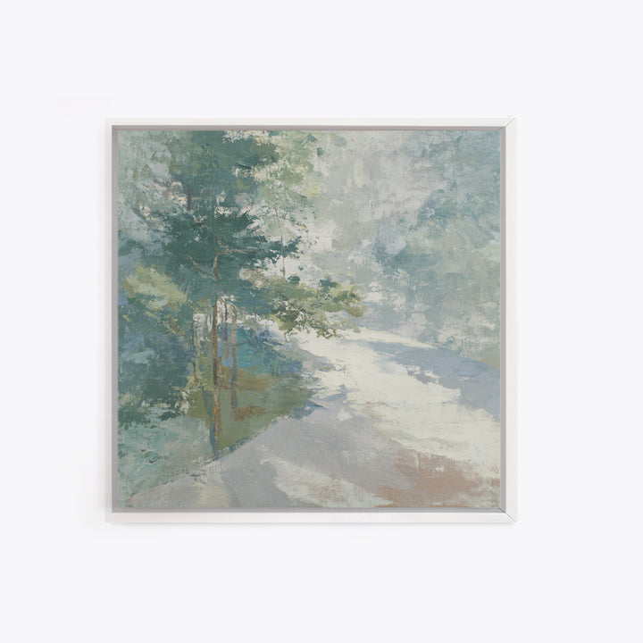 Gentle Forest Path Canvas Print, Medical Office Art, School Nurse Art, Office Decor, Fine Art, Calm, Luxury Decor, Art Print, MOA-1x1-17