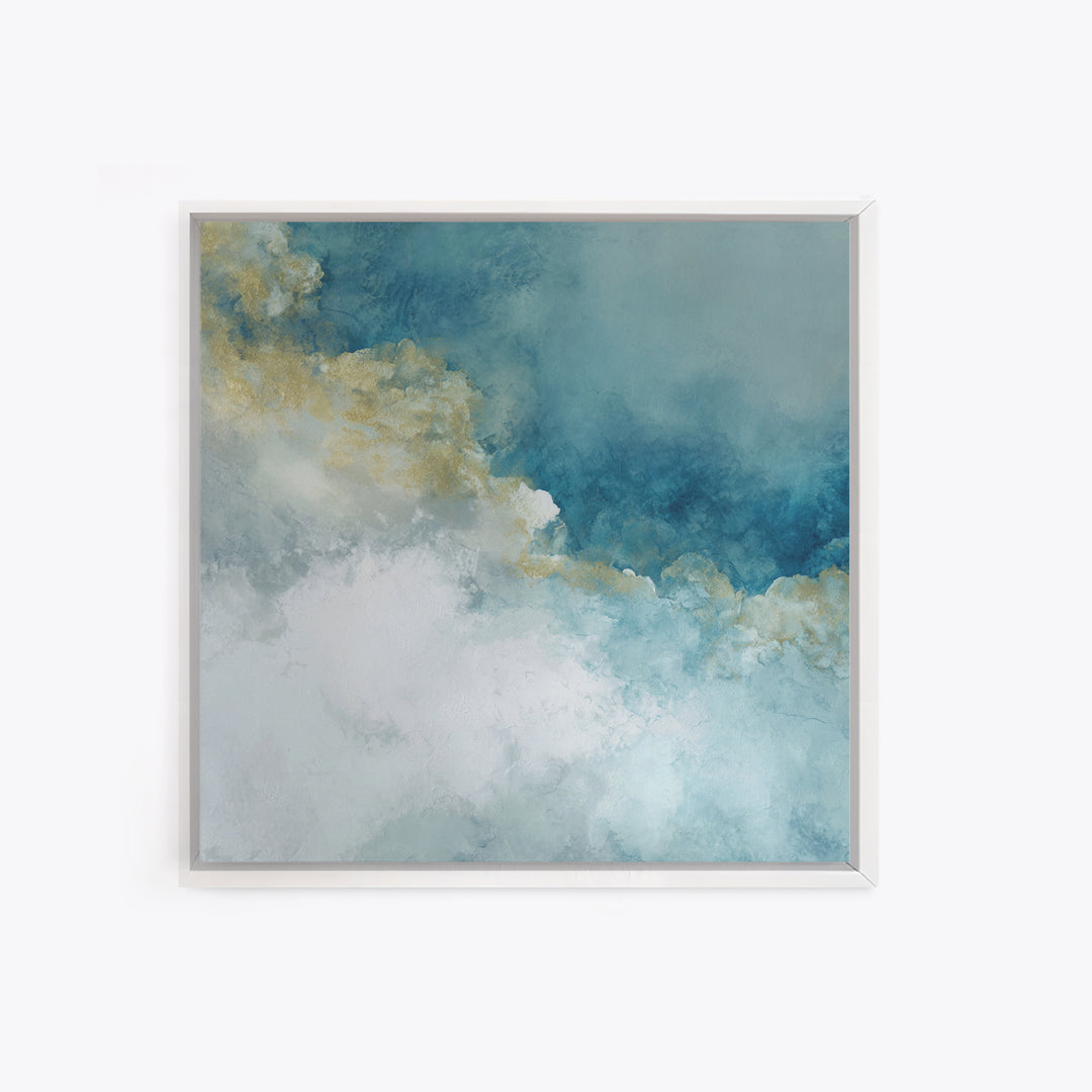 Subtle Marble Texture Canvas Print, Medical Office Art, Medical Art, Office Decor, Watercolor Art, Calm, Biology Art, MOA-1x1-19