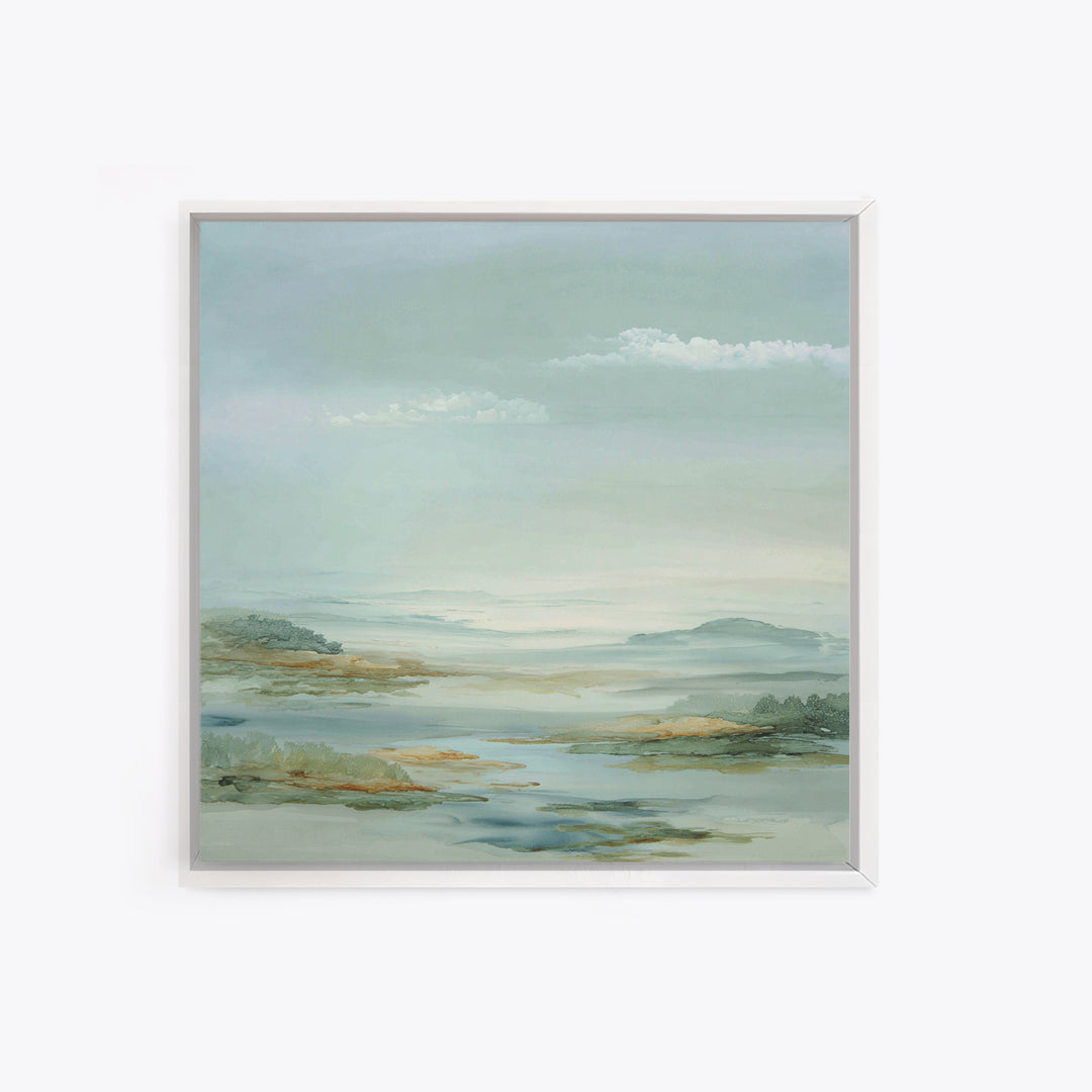 Large Neutral Landscape Framed Canvas Print, Medical Office Art, Art Print, Office Decor, Fine Art, Calm, Printable Art, MOA-1x1-40