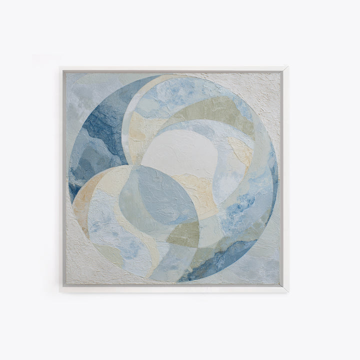 Subtle Marble Texture Framed Canvas Print, Medical Office Art, Medical Wall Art, Office Decor, Oil Painting, Calm, MOA-1x1-43