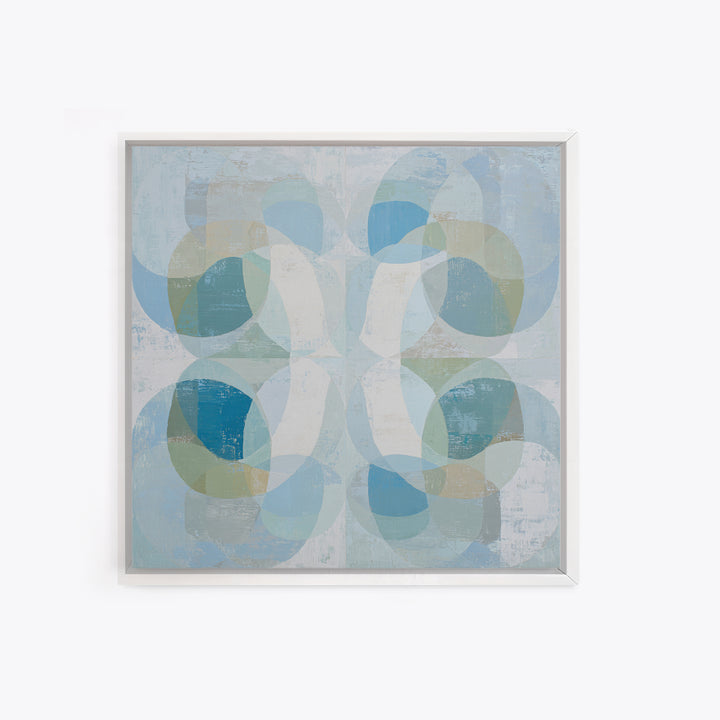 Calming Blue Abstract Canvas Print, Medical Office Art, Modern Decor, Office Decor, Abstract Art, Calm, Home Decor, Wall Decor, MOA-1x1-49