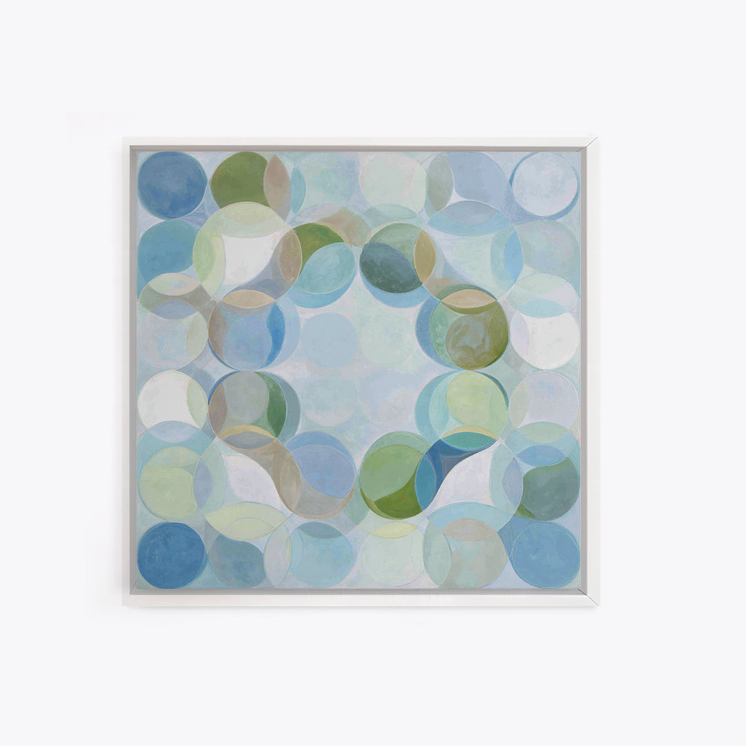 Abstract Cells and Circles as Soothing Pattern Canvas Print, Medical Office Art, Science Art, Office Decor, Abstract Art, Calm, MOA-1x1-5