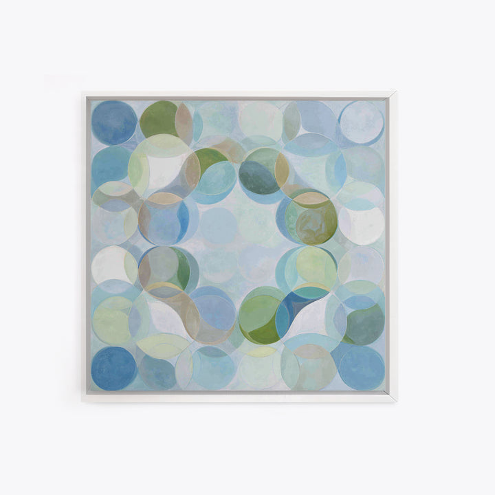 Abstract Cells and Circles as Soothing Pattern Canvas Print, Medical Office Art, Science Art, Office Decor, Abstract Art, Calm, MOA-1x1-5