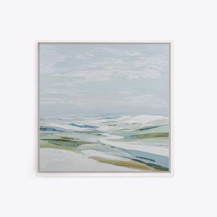 Large Neutral Landscape Framed Canvas Print, Medical Office Art, Brain Poster, Office Decor, Fine Art, Calm, Medical School, MOA-1x1-64