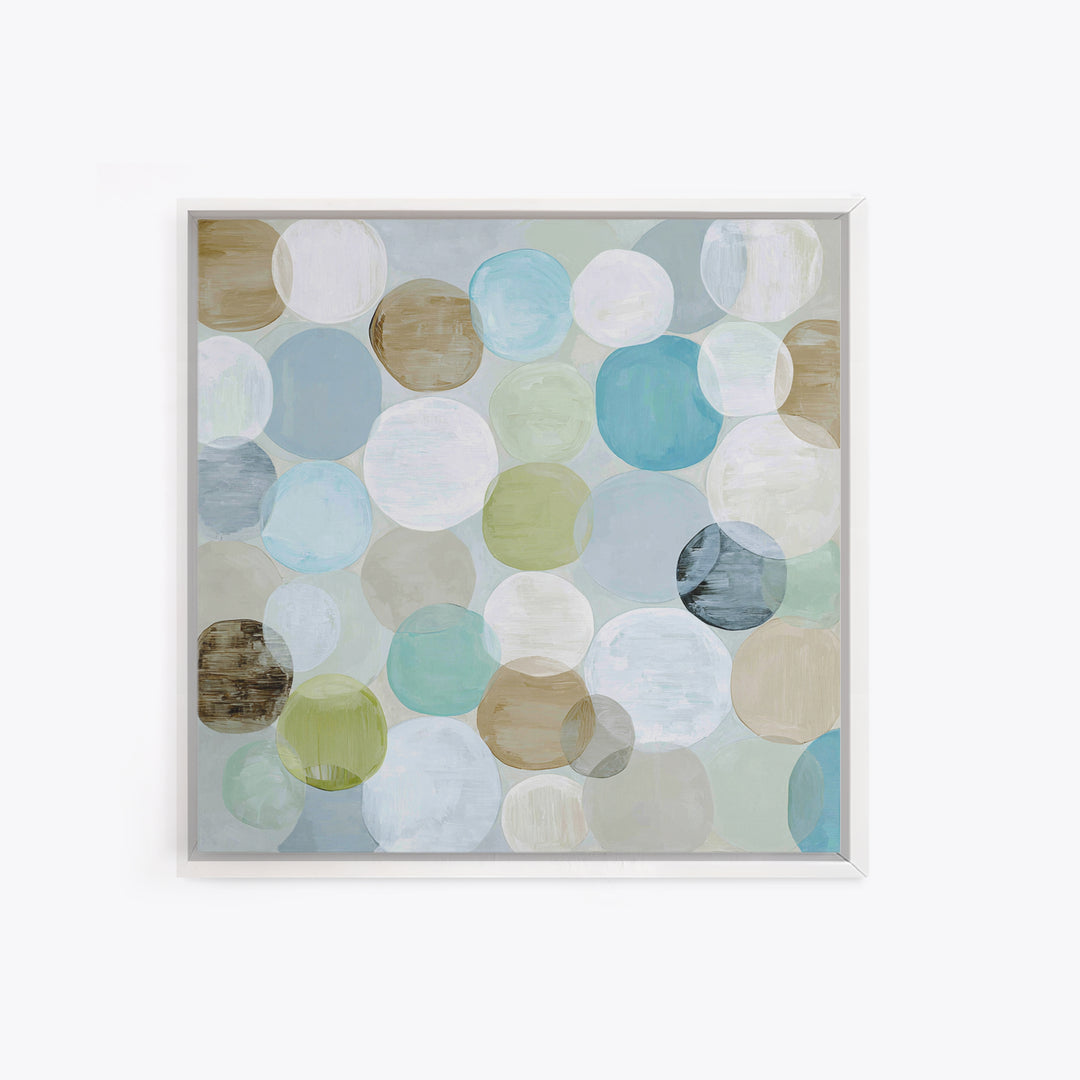 Abstract Cells and Circles as Soothing Pattern Canvas Print, Medical Office Art, Room Decor, Office Decor, Fine Art, Calm, MOA-1x1-77