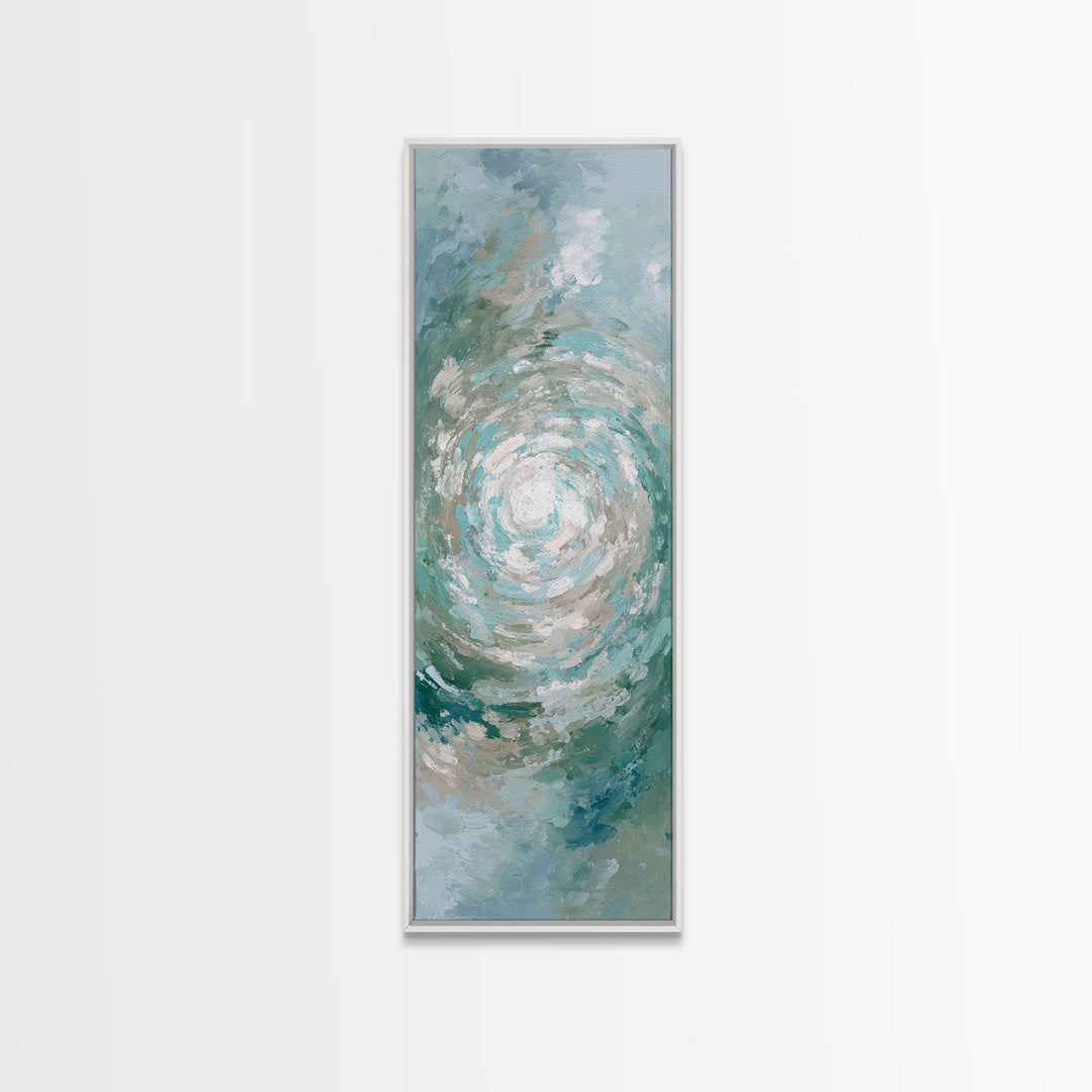 Abstract Healing Spiral Canvas Print, Medical Office Art, Office Decor, Abstract Art, Calm, Anatomy Wall Art, MOA-1x3-27