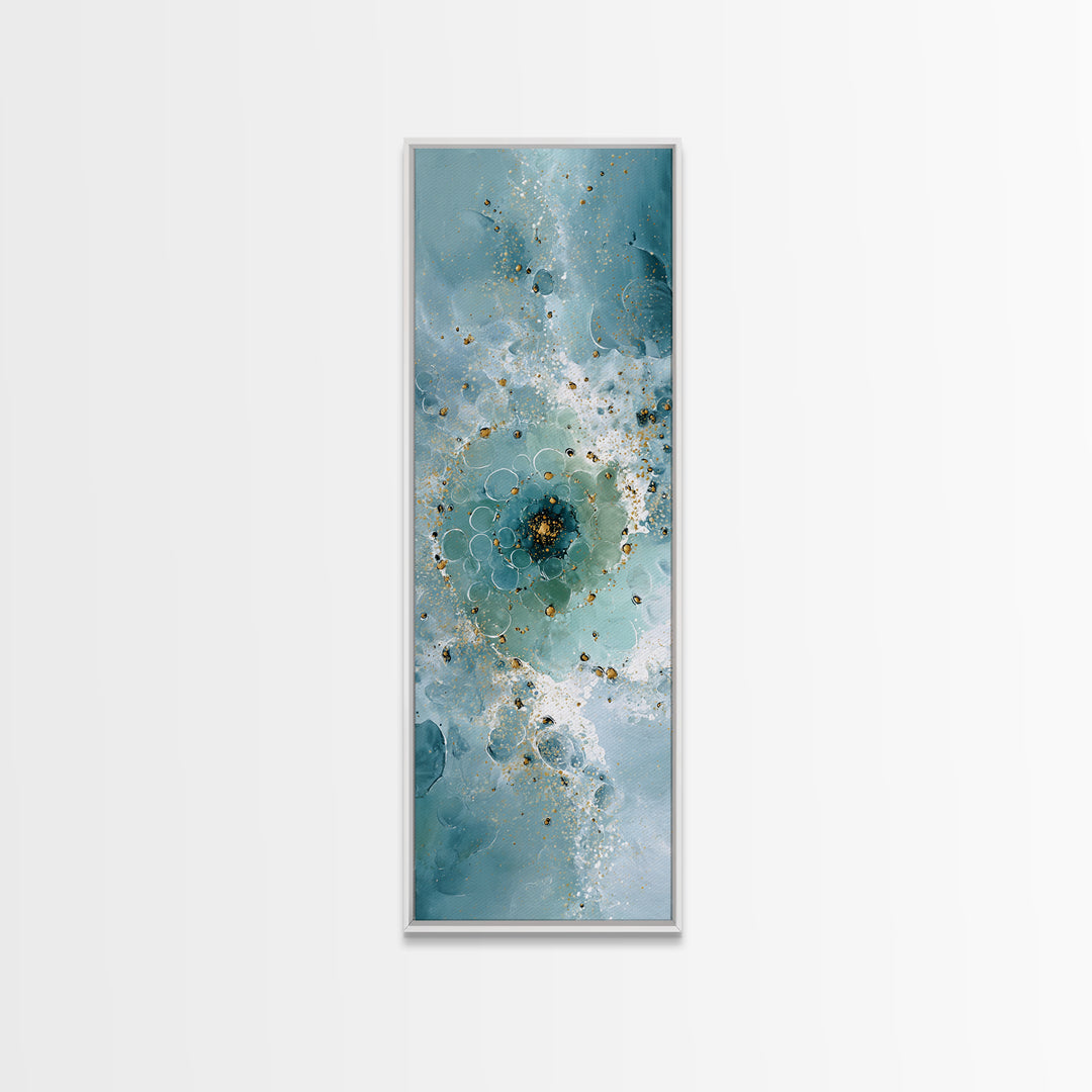 Abstract Healing Spiral Canvas Print, Medical Office Art, Medical Decor, Office Decor, Calm, Science Art, Neuroscience Art, MOA-1x3-51