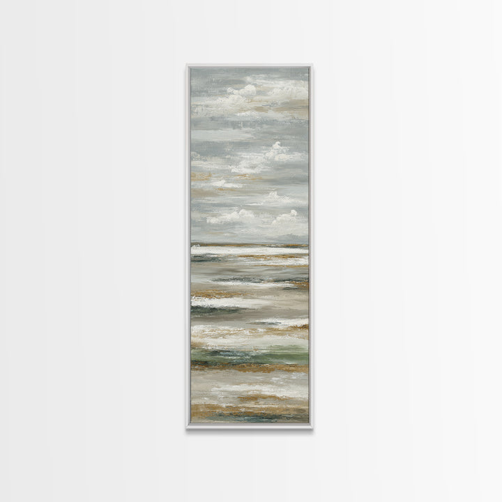 Large Neutral Landscape Framed Canvas Print, Medical Office Art, Printable Card, Office Decor, Fine Art, Calm, School Nurse Art, MOA-1x3-76