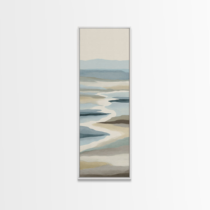 Peaceful Ocean Horizon Canvas Print, Medical Office Art, Medical Decor, Office Decor, Calm, Science Art, Neuroscience Art, MOA-1x3-88