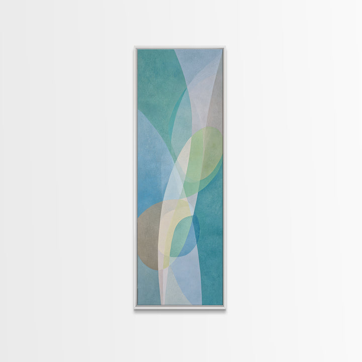 Abstract Healing Spiral Canvas Print, Medical Office Art, Nurse Wall Art, Office Decor, Abstract Art, Calm, Room Decor, MOA-1x3-99