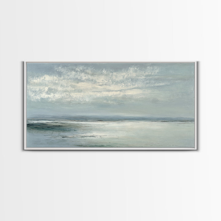 Large Neutral Landscape Canvas Print, Medical Office Art, Wall Art, Office Decor, Watercolor Art, Calm, Printable Card, MOA-2x1-36