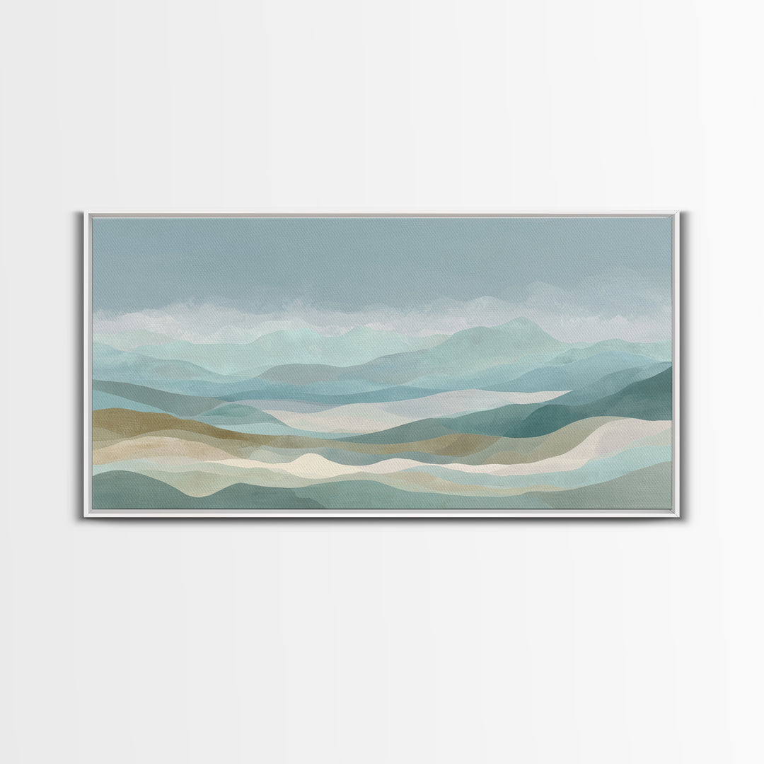 Simple Line Figure Framed Canvas Print, Medical Office Art, Fine Art Print, Office Decor, Fine Art, Calm, Wall Decor, MOA-2x1-38
