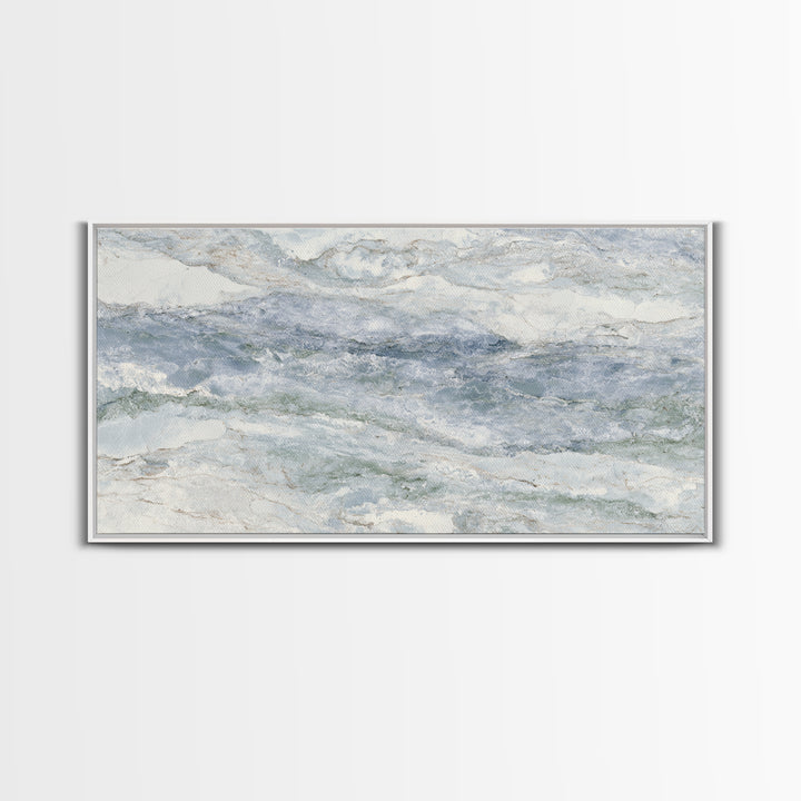 Subtle Marble Texture Canvas Print, Medical Office Art, Printable Wall Art, Office Decor, Oil Painting, Calm, Anatomy Wall Art, MOA-2x1-39