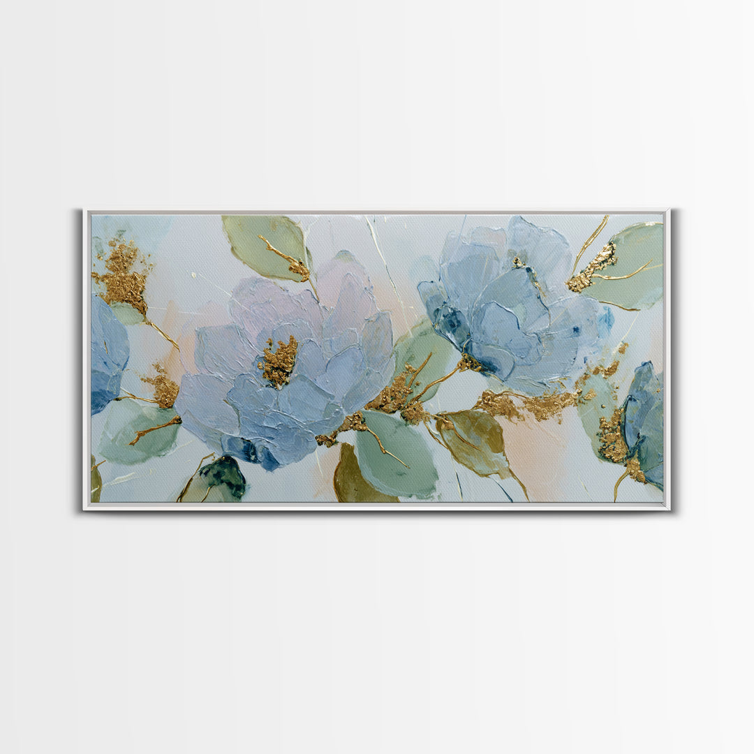 Lavender Botanical Still Life Canvas Print, Medical Office Art, Contemporary Art, Office Decor, Fine Art, Calm, Animal Art, MOA-2x1-41