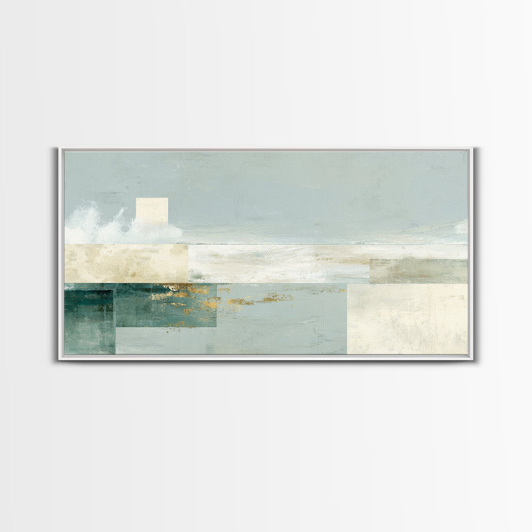 Clean Geometric Composition Canvas Print, Medical Office Art, Contemporary Art, Office Decor, Abstract Art, Calm, Animal Art, MOA-2x1-54