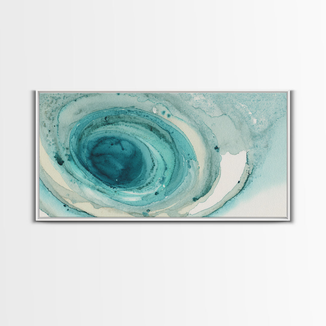 Abstract Healing Spiral Framed Canvas Print, Medical Office Art, Anatomy Poster, Office Decor, Abstract Art, Calm, Modern Decor, MOA-2x1-59