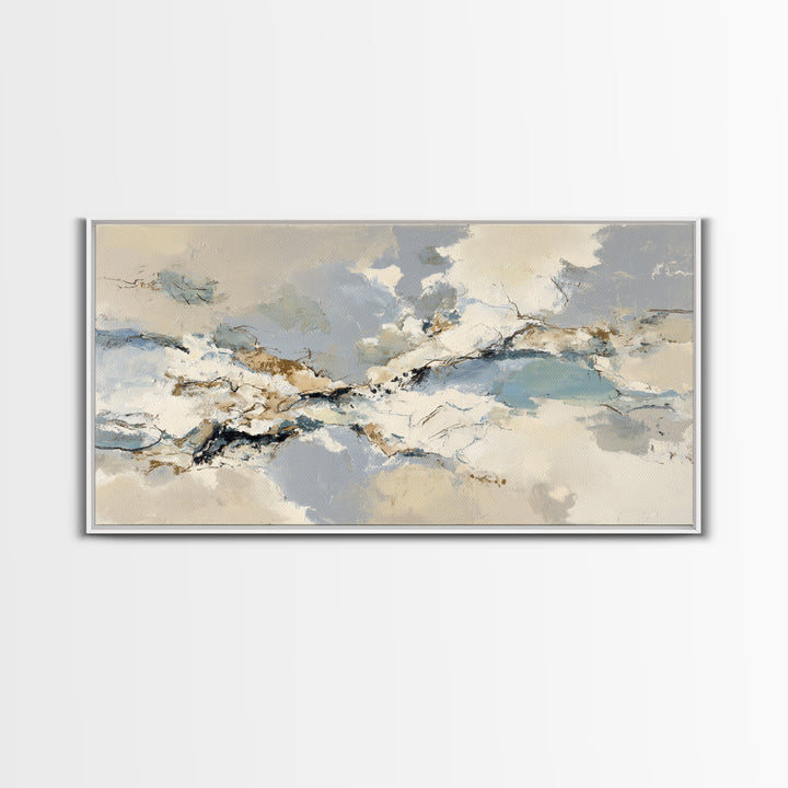 Simple Line Figure Canvas Print, Medical Office Art, Room Decor, Office Decor, Oil Painting, Calm, Medical Student Gift, MOA-2x1-62