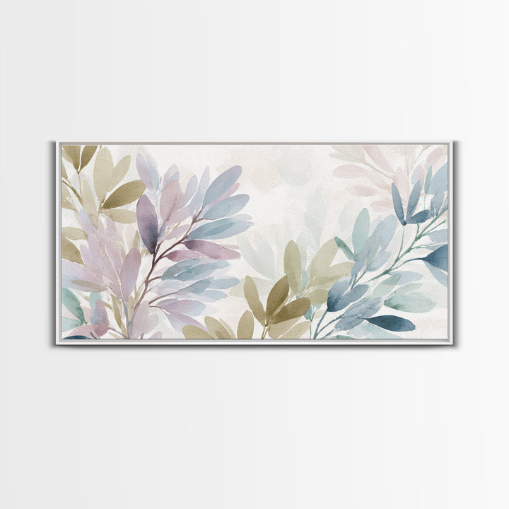Lavender Botanical Still Life Framed Canvas Print, Medical Office Art, Office Decor, Calm, Brain Poster, Healthcare Wall Art, MOA-2x1-65