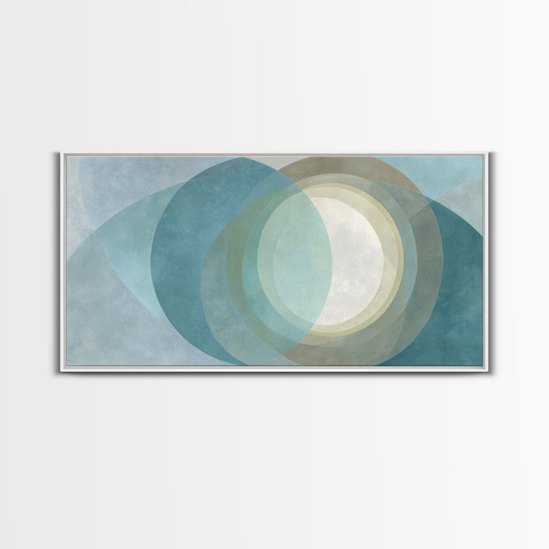 Abstract Healing Spiral Framed Canvas Print, Medical Office Art, Contemporary Art, Office Decor, Fine Art, Calm, Animal Art, MOA-2x1-83