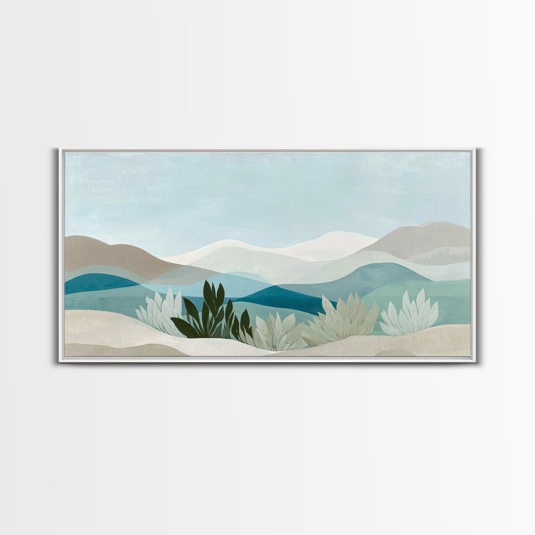 Simple Line Figure Framed Canvas Print, Medical Office Art, Home Decor, Office Decor, Calm, Medical Art, Medical Office Decor, MOA-2x1-86